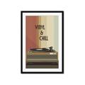 Picture of Vinyl and Chill _GroupedProduct_Rectangle_Portrait_Framed_Matted_