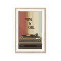 Picture of Vinyl and Chill _GroupedProduct_Rectangle_Portrait_Framed_Matted_