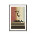 Picture of Vinyl and Chill _GroupedProduct_Rectangle_Portrait_Framed_Matted_