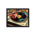 Picture of Disk Jockey  _GroupedProduct_Rectangle_Landscape_Framed_Matted_
