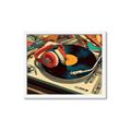 Picture of Disk Jockey  _GroupedProduct_Rectangle_Landscape_Framed_Matted_