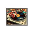 Picture of Disk Jockey  _GroupedProduct_Rectangle_Landscape_Framed_Matted_
