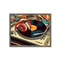 Picture of Disk Jockey  _GroupedProduct_Rectangle_Landscape_Framed_Matted_