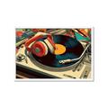 Picture of Disk Jockey  _GroupedProduct_Rectangle_Landscape_Framed_Matted_