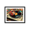 Picture of Disk Jockey  _GroupedProduct_Rectangle_Landscape_Framed_Matted_