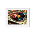Picture of Disk Jockey  _GroupedProduct_Rectangle_Landscape_Framed_Matted_