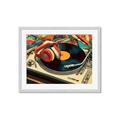 Picture of Disk Jockey  _GroupedProduct_Rectangle_Landscape_Framed_Matted_