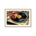 Picture of Disk Jockey  _GroupedProduct_Rectangle_Landscape_Framed_Matted_