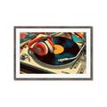 Picture of Disk Jockey  _GroupedProduct_Rectangle_Landscape_Framed_Matted_