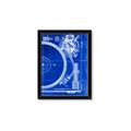 Picture of Blue Print Vinyl I _GroupedProduct_Rectangle_Portrait_Photography _GroupedProduct_Rectangle_Portrait_Framed_Matted_