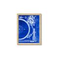 Picture of Blue Print Vinyl I _GroupedProduct_Rectangle_Portrait_Photography _GroupedProduct_Rectangle_Portrait_Framed_Matted_
