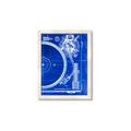 Picture of Blue Print Vinyl I _GroupedProduct_Rectangle_Portrait_Photography _GroupedProduct_Rectangle_Portrait_Framed_Matted_