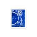 Picture of Blue Print Vinyl I _GroupedProduct_Rectangle_Portrait_Photography _GroupedProduct_Rectangle_Portrait_Framed_Matted_
