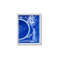 Picture of Blue Print Vinyl I _GroupedProduct_Rectangle_Portrait_Photography _GroupedProduct_Rectangle_Portrait_Framed_Matted_