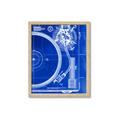 Picture of Blue Print Vinyl I _GroupedProduct_Rectangle_Portrait_Photography _GroupedProduct_Rectangle_Portrait_Framed_Matted_
