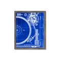 Picture of Blue Print Vinyl I _GroupedProduct_Rectangle_Portrait_Photography _GroupedProduct_Rectangle_Portrait_Framed_Matted_