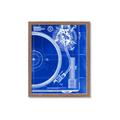 Picture of Blue Print Vinyl I _GroupedProduct_Rectangle_Portrait_Photography _GroupedProduct_Rectangle_Portrait_Framed_Matted_