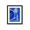 Picture of Blue Print Vinyl I _GroupedProduct_Rectangle_Portrait_Photography _GroupedProduct_Rectangle_Portrait_Framed_Matted_