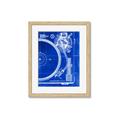 Picture of Blue Print Vinyl I _GroupedProduct_Rectangle_Portrait_Photography _GroupedProduct_Rectangle_Portrait_Framed_Matted_