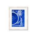 Picture of Blue Print Vinyl I _GroupedProduct_Rectangle_Portrait_Photography _GroupedProduct_Rectangle_Portrait_Framed_Matted_