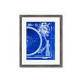 Picture of Blue Print Vinyl I _GroupedProduct_Rectangle_Portrait_Photography _GroupedProduct_Rectangle_Portrait_Framed_Matted_