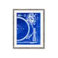 Picture of Blue Print Vinyl I _GroupedProduct_Rectangle_Portrait_Photography _GroupedProduct_Rectangle_Portrait_Framed_Matted_