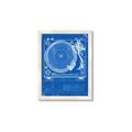Picture of Blue Print Vinyl II _GroupedProduct_Rectangle_Portrait_Photography _GroupedProduct_Rectangle_Portrait_Framed_Matted_