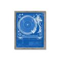 Picture of Blue Print Vinyl II _GroupedProduct_Rectangle_Portrait_Photography _GroupedProduct_Rectangle_Portrait_Framed_Matted_