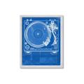 Picture of Blue Print Vinyl II _GroupedProduct_Rectangle_Portrait_Photography _GroupedProduct_Rectangle_Portrait_Framed_Matted_