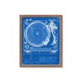 Picture of Blue Print Vinyl II _GroupedProduct_Rectangle_Portrait_Photography _GroupedProduct_Rectangle_Portrait_Framed_Matted_