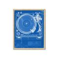 Picture of Blue Print Vinyl II _GroupedProduct_Rectangle_Portrait_Photography _GroupedProduct_Rectangle_Portrait_Framed_Matted_