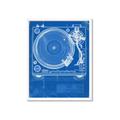 Picture of Blue Print Vinyl II _GroupedProduct_Rectangle_Portrait_Photography _GroupedProduct_Rectangle_Portrait_Framed_Matted_