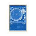 Picture of Blue Print Vinyl II _GroupedProduct_Rectangle_Portrait_Photography _GroupedProduct_Rectangle_Portrait_Framed_Matted_