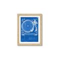 Picture of Blue Print Vinyl II _GroupedProduct_Rectangle_Portrait_Photography _GroupedProduct_Rectangle_Portrait_Framed_Matted_