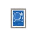Picture of Blue Print Vinyl II _GroupedProduct_Rectangle_Portrait_Photography _GroupedProduct_Rectangle_Portrait_Framed_Matted_