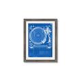 Picture of Blue Print Vinyl II _GroupedProduct_Rectangle_Portrait_Photography _GroupedProduct_Rectangle_Portrait_Framed_Matted_