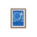 Picture of Blue Print Vinyl II _GroupedProduct_Rectangle_Portrait_Photography _GroupedProduct_Rectangle_Portrait_Framed_Matted_