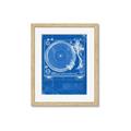 Picture of Blue Print Vinyl II _GroupedProduct_Rectangle_Portrait_Photography _GroupedProduct_Rectangle_Portrait_Framed_Matted_