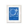 Picture of Blue Print Vinyl II _GroupedProduct_Rectangle_Portrait_Photography _GroupedProduct_Rectangle_Portrait_Framed_Matted_