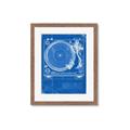 Picture of Blue Print Vinyl II _GroupedProduct_Rectangle_Portrait_Photography _GroupedProduct_Rectangle_Portrait_Framed_Matted_
