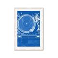 Picture of Blue Print Vinyl II _GroupedProduct_Rectangle_Portrait_Photography _GroupedProduct_Rectangle_Portrait_Framed_Matted_