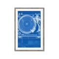 Picture of Blue Print Vinyl II _GroupedProduct_Rectangle_Portrait_Photography _GroupedProduct_Rectangle_Portrait_Framed_Matted_
