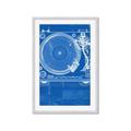 Picture of Blue Print Vinyl II _GroupedProduct_Rectangle_Portrait_Photography _GroupedProduct_Rectangle_Portrait_Framed_Matted_