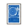 Picture of Blue Print Vinyl II _GroupedProduct_Rectangle_Portrait_Photography _GroupedProduct_Rectangle_Portrait_Framed_Matted_