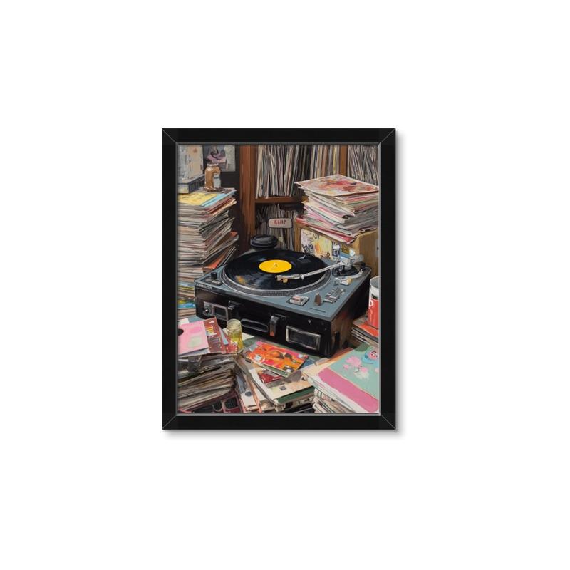 Picture of The Vinyl Vault _GroupedProduct_Rectangle_Portrait_Framed_Matted_