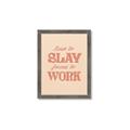 Picture of Born to Slay, Forced to Work _GroupedProduct_Rectangle_Portrait_Framed_Matted_