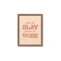 Picture of Born to Slay, Forced to Work _GroupedProduct_Rectangle_Portrait_Framed_Matted_