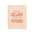 Picture of Born to Slay, Forced to Work _GroupedProduct_Rectangle_Portrait_Framed_Matted_