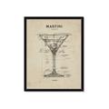 Picture of The Anatomy of a Martini _GroupedProduct_Rectangle_Portrait_Framed_Matted_