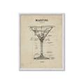 Picture of The Anatomy of a Martini _GroupedProduct_Rectangle_Portrait_Framed_Matted_